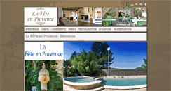 Desktop Screenshot of hotellafete-provence.com